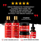 Natural Hair Care Essentials Bundle for Waves & Coarse Hair (Junkie Pack)